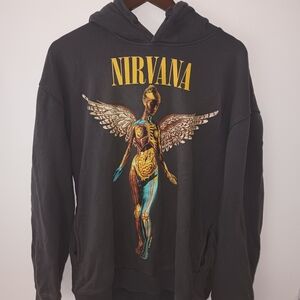 Nirvana Black Graphic Hoodie